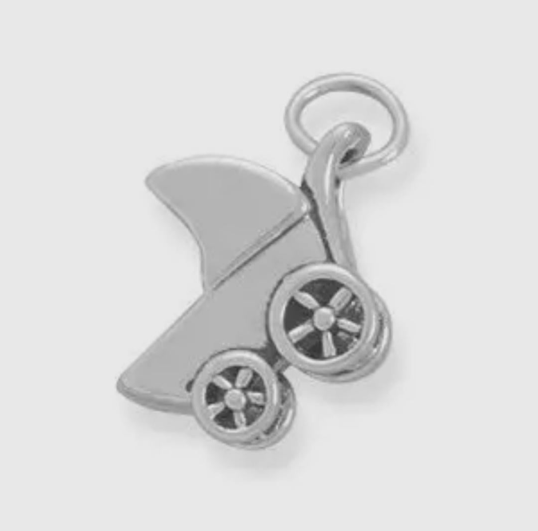 Baby Carriage Story Charm