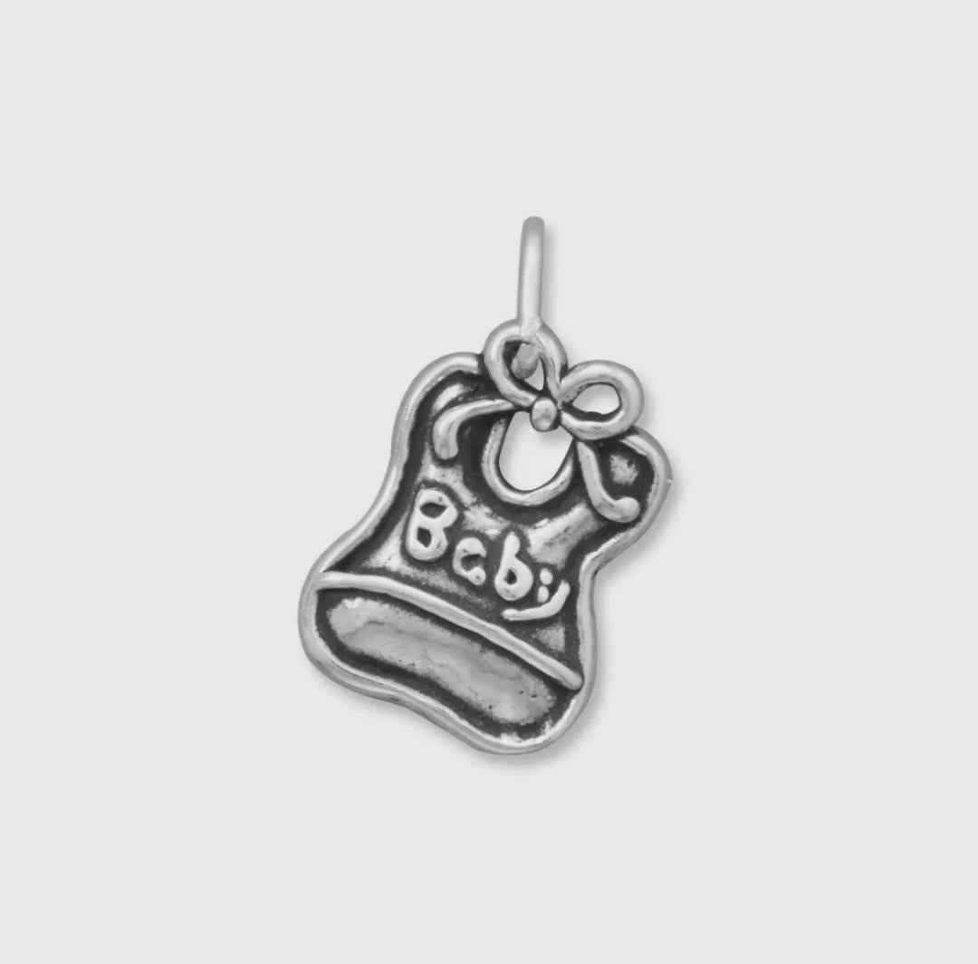 Baby Bib Story Charm